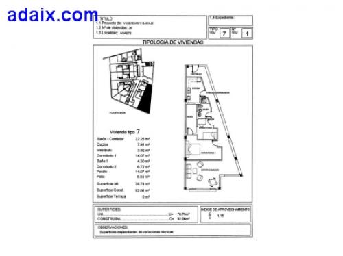 EDIFICIO BUENAVISTA Piso en edificio de tres plantas a la