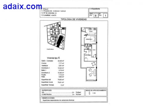 EDIFICIO BUENAVISTA Piso en edificio de tres plantas a la