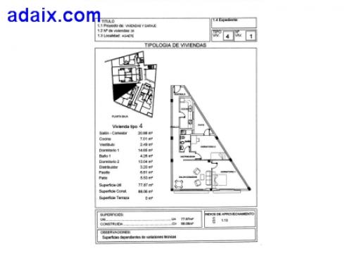 EDIFICIO BUENAVISTA Piso en edificio de tres plantas a la