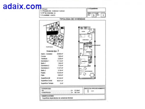 EDIFICIO BUENAVISTA Piso en edificio de tres plantas a la