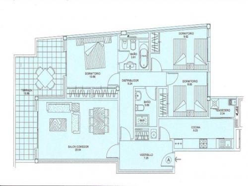 Atico en venta en Vilagarcia de Arousa a estrenar.Vivienda de