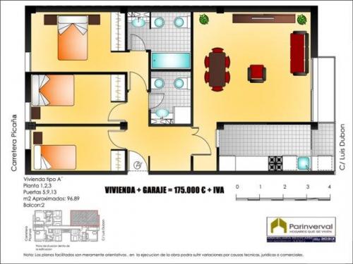 Piso en Paiporta ubicado en Barrio La Florida 3 dormitorios