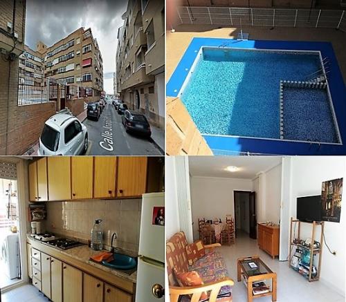Apartamento 1 dormitorios con piscina amueblado