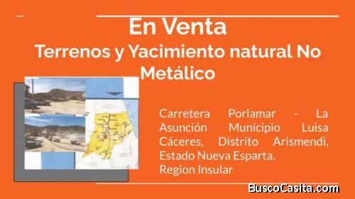 CANTERA EN VENTA - NUEVA ESPARTA - VENEZUELA