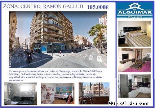 Venta piso ático 3 dormitorios Torrevieja 